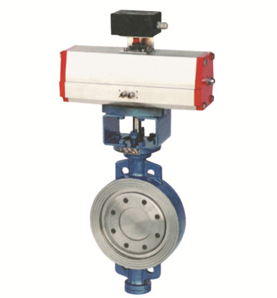 气动金属硬密封蝶阀